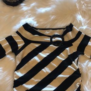 Black and white forever 21 top